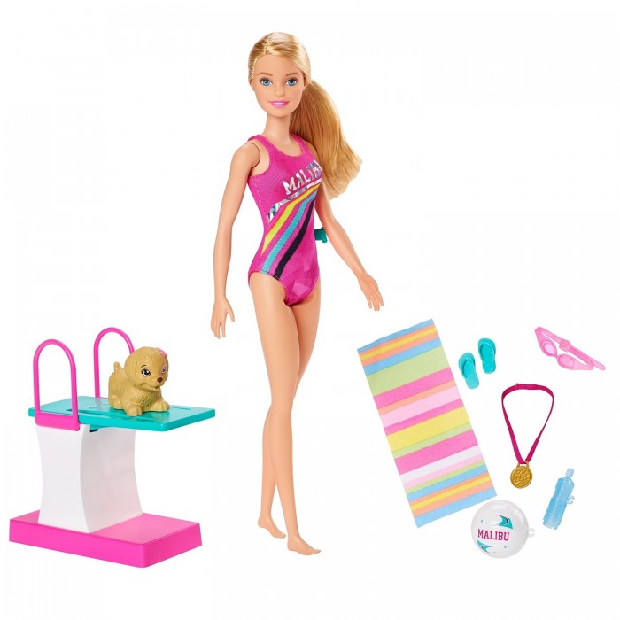 

Barbie Набор игровой Чемпион по плаванию, Набор игровой Чемпион по плаванию