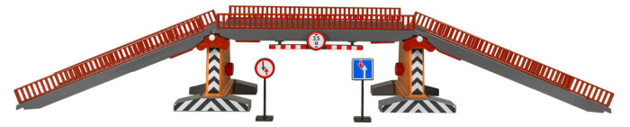 Машины Форма Игрушка Мост автомобильный аксессуар для трека форма мост автомобильный с 93 ф