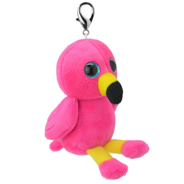 Мягкая игрушка Orbys Брелок Фламинго 8 см