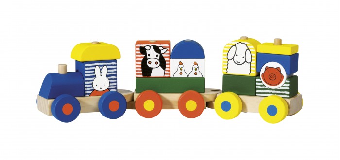 Деревянные игрушки Totum Поезд Miffy деревянные игрушки totum поезд miffy