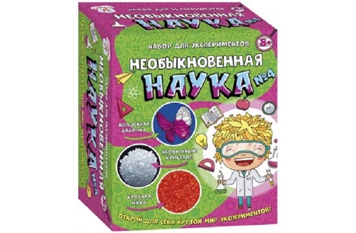 

Ranok-creative Набор для экспериментов Странная наука №4, Набор для экспериментов Странная наука №4