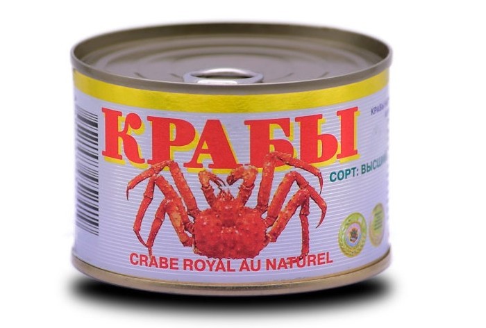 

Рыбозавод Большекаменский Консервы Краб-стригун натуральный экстра 130 г, Консервы Краб-стригун натуральный экстра 130 г