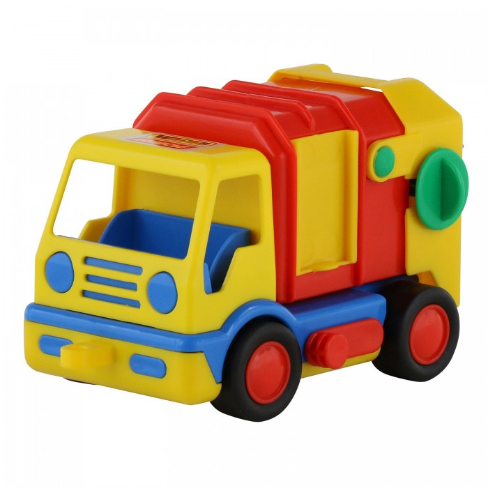 Полесье Автомобиль коммунальный Базик игрушечный автомобиль полесье коммунальный инерционный свет и звук зелёный 86389