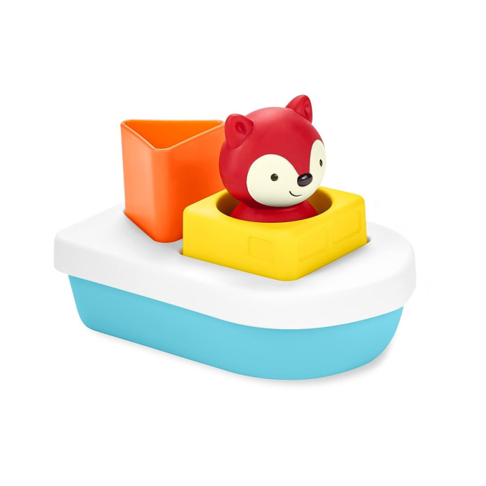 игрушки для ванны skip hop игровой набор для ванной кольцеброс нарвал Игрушки для ванны Skip-Hop Игрушка для ванной Лодка