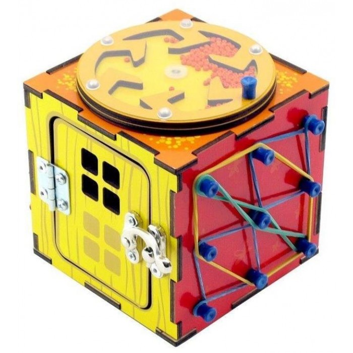 Деревянная игрушка Тимбергрупп Бизи-кубик деревянная игрушка kett up бизи куб развивайка