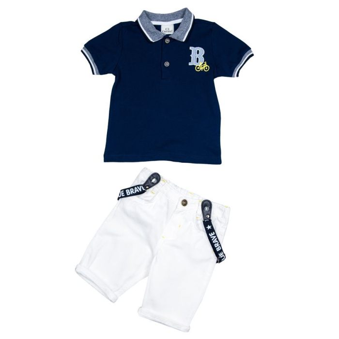 Cascatto  Комплект одежды для мальчика (футболка, бриджи, подтяжки) G-KOMM18/03
