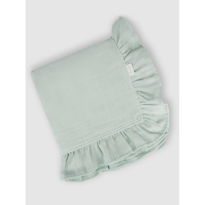 Одеяла Firstday Муслиновое с рюшами 100x100 см пеленальное одеяло для новорожденных детская сумка для сна постельное белье муслиновое многофункциональное одеяло для младенцев