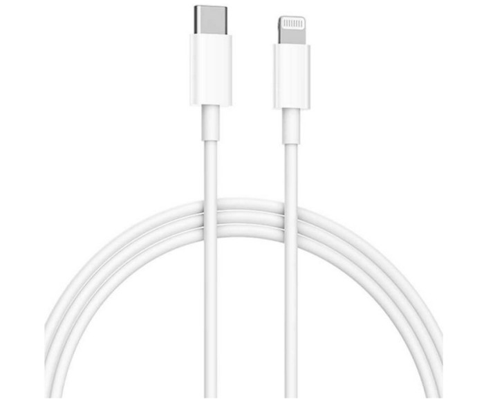 Xiaomi Кабель Mi cable Type-C to Lightning 1 м кабель ugreen us532 90492 lightning to usb c pd charging cable 1м желтый
