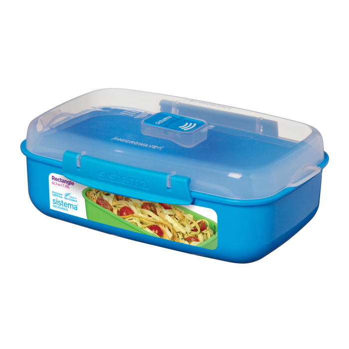контейнеры для еды sistema контейнер прямоугольный microwave 525 мл Контейнеры для еды Sistema Контейнер прямоугольный Microwave 1.25 л