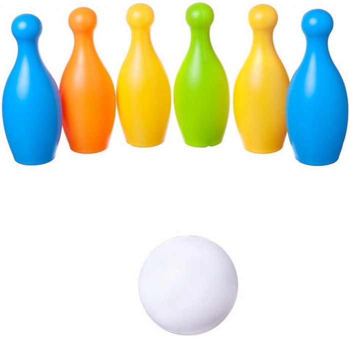 Junfa Игровой набор Боулинг с 6 кеглями и шаром