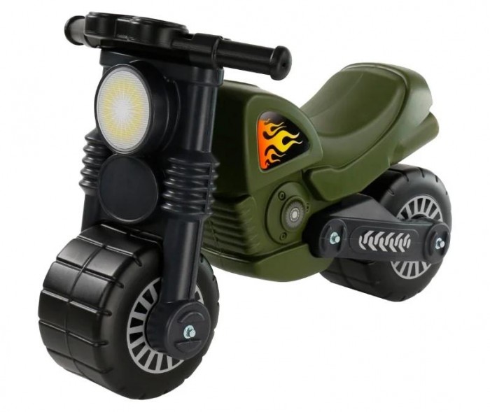 Каталки Wader Моторбайк военный с наклейками игрушка каталка полесье мотоцикл военный моторбайк