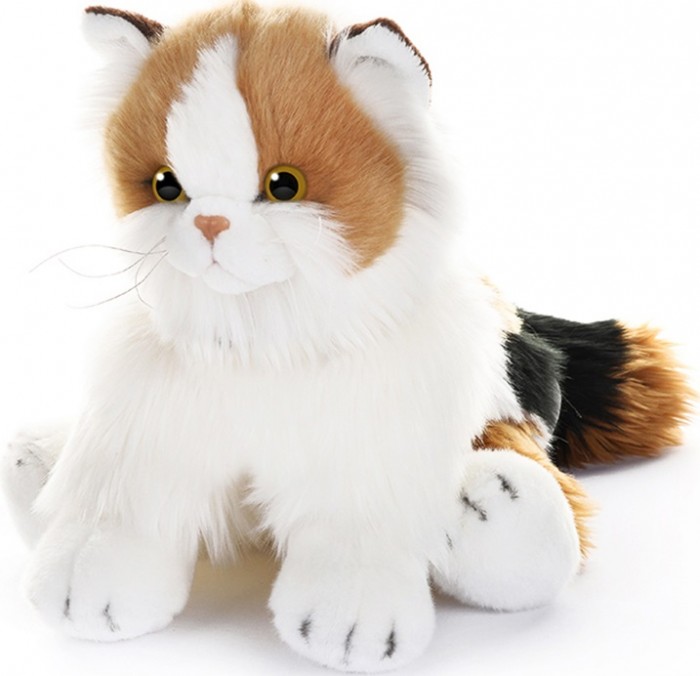 Купить мягкие игрушки коты из натурального меха Holich Toys