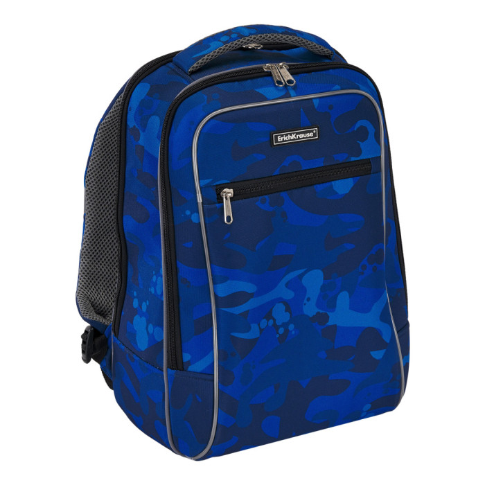 

ErichKrause Ученический рюкзак ErgoLine Urban Sea Camo 18 л, Ученический рюкзак ErgoLine Urban Sea Camo 18 л