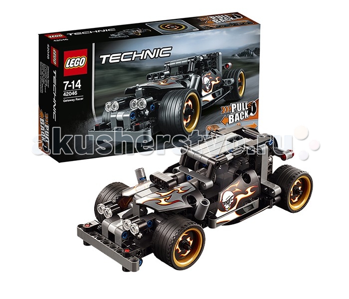 Lego Technic. Лего Техник. Гоночный автомобиль для побега