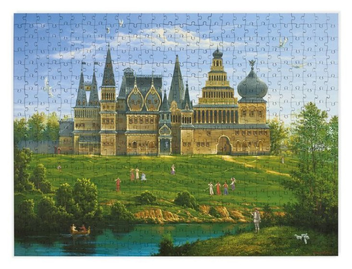 Деревянная игрушка Collaba puzzle Пазл Коломенский дворец 42х31 см (532 детали)