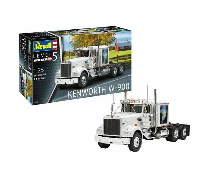 фото Revell грузовик kenworth w-900