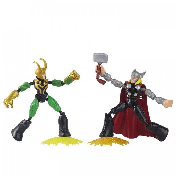 Avengers Игровой набор 2 фигурки Бенди Тор и Локи 15 см бенди потерянные
