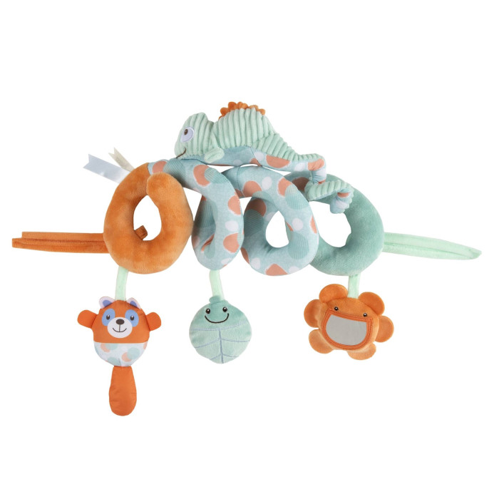 Игрушки на дугах Chicco Игрушка-подвеска мягкая Хамелеон игрушки на дугах parkfield игрушка растяжка слоненок