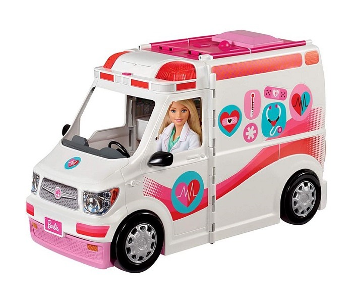 Barbie Игровой набор Машина скорой помощи