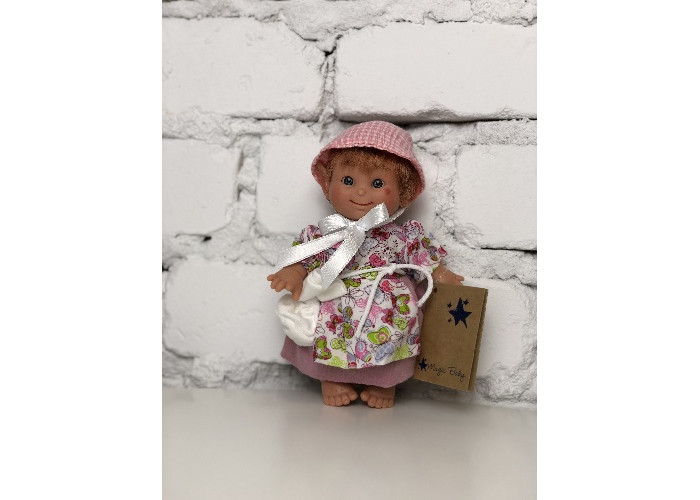Куклы и одежда для кукол Lamagik S.L. Кукла Джестито Домовёнок девочка в розовом 18 см куклы и одежда для кукол lamagik s l кукла джестито девочка ухмыляется в фиолетовом 18 см