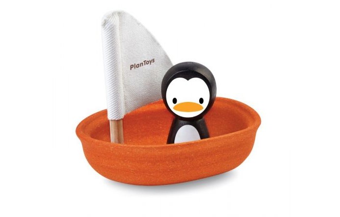 Деревянные игрушки Plan Toys Лодка и пингвин мужская футболка маленький пингвин s желтый