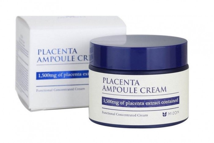 

Mizon Placenta Ampoule Антивозрастной плацентарный крем для лица 50 мл, Placenta Ampoule Антивозрастной плацентарный крем для лица 50 мл