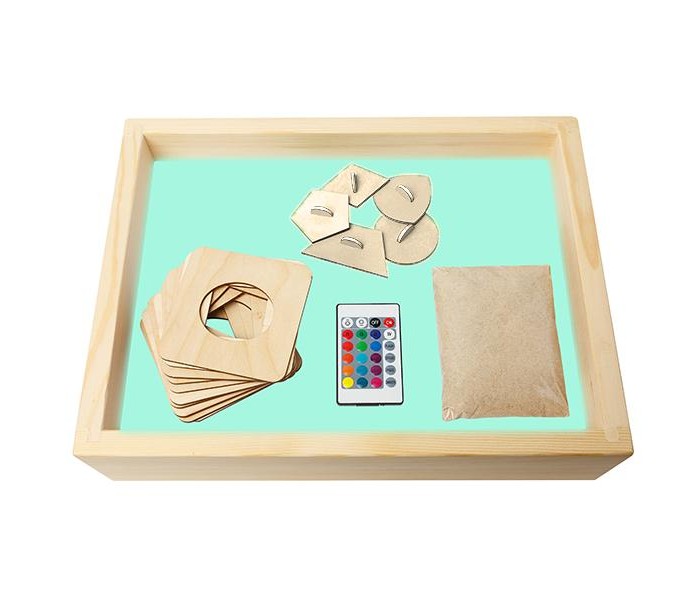 Световой стол для рисования песком 50 см (кремовый цвет), Ecoved (Эковед)