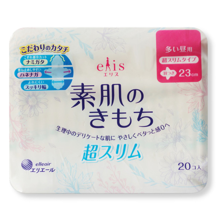 Гигиенические прокладки Elis Прокладки гигиенические дневные Suhada-No-Kimochi 4+ капли 20 шт. 23 см