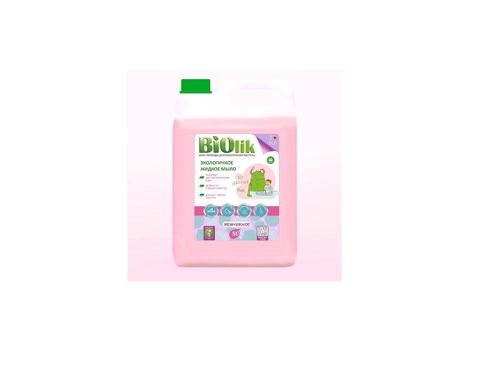 Biolik Жидкое мыло жемчужное 5 л wonder lab жидкое мыло для рук и умывания экологичное с ароматом розовых персиков 3780 мл