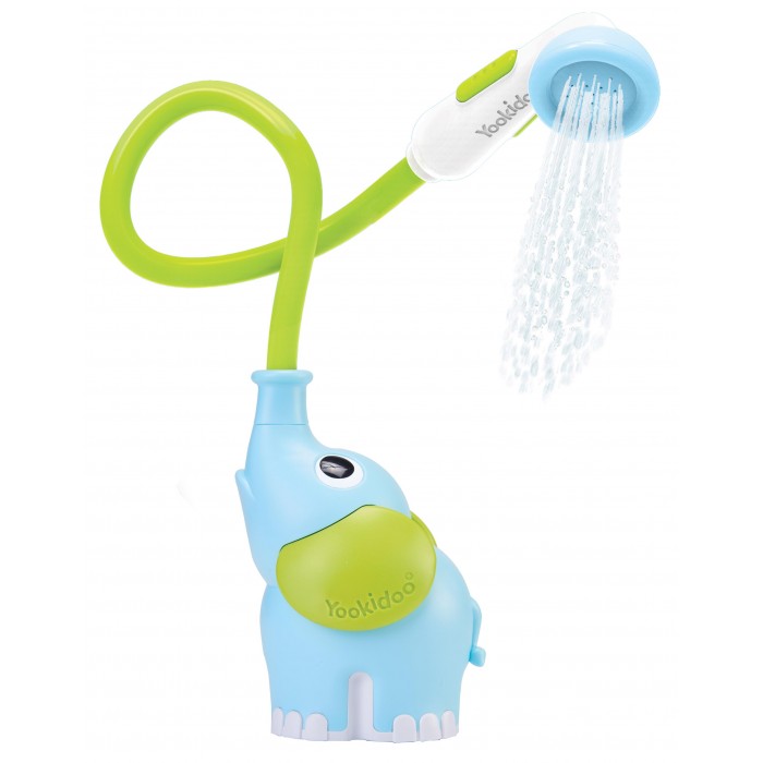игрушки для ванны yookidoo игрушка водная разноцветные шестеренки Игрушки для ванны Yookidoo Игрушка водная Душ Слоненок