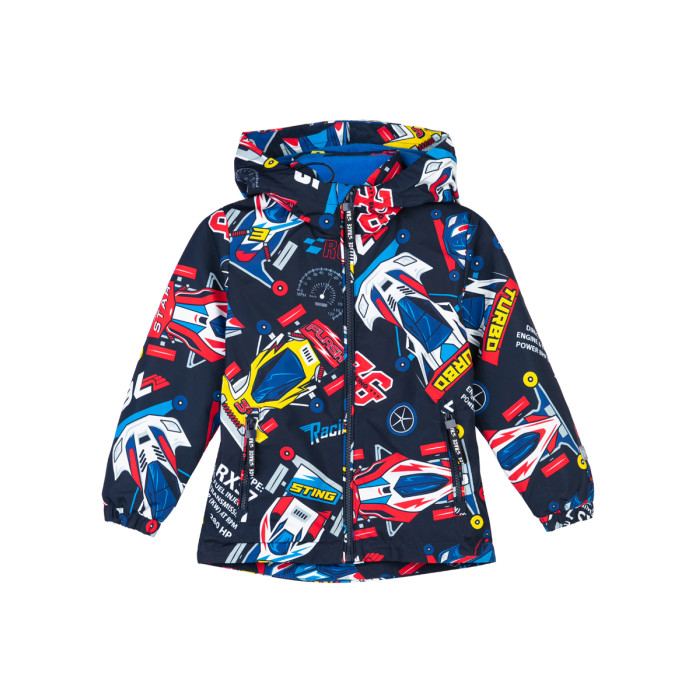 Playtoday Куртка текстильная с полиуретановым покрытием для мальчика Racing club 12312009, размер 98 - фото 1