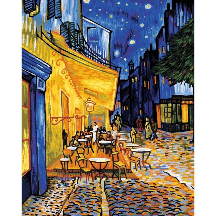 Schipper Картина по номерам Ночное кафе (Ван Гог) 50х40 см 9130359
