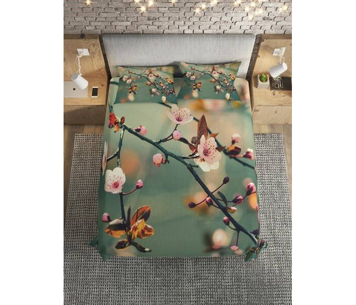 

Ambesonne Покрывало Весенние цветы 160х220 и две наволочки 50x70, Покрывало Весенние цветы 160х220 и две наволочки 50x70