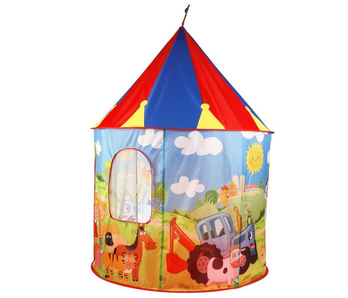 Игровые домики и палатки Играем вместе Детская игровая палатка Синий Трактор палатки домики играем вместе палатка детская игровая единороги