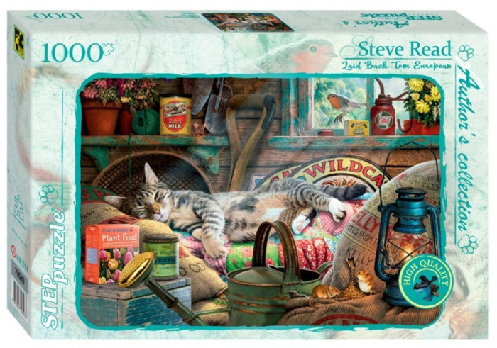 

Step Puzzle Пазлы Вздремнувший Том (1000 элементов), Пазлы Вздремнувший Том (1000 элементов)