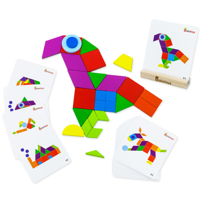 

Деревянная игрушка Alatoys Мозаика Фигурки, Мозаика Фигурки