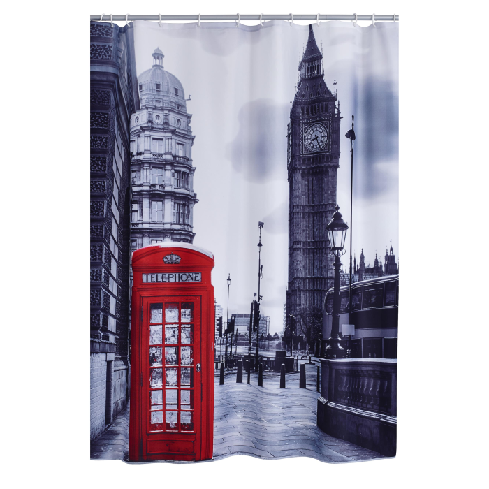 

Ridder Штора для ванной комнаты Telephone Box 200х180 см, Штора для ванной комнаты Telephone Box 200х180 см