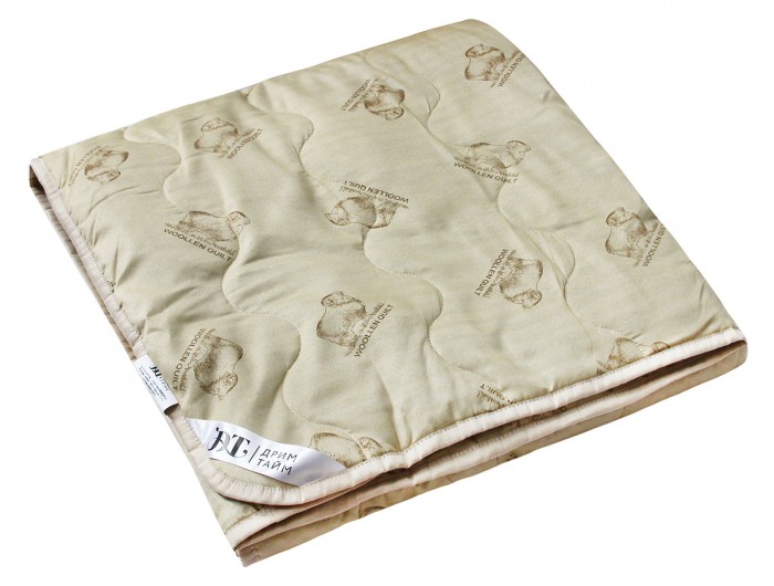 Одеяла Dream Time Классическое Овечья шерсть 140х205 300 г одеяло для snoff 1 5 сп 140х205 см овечья шерсть