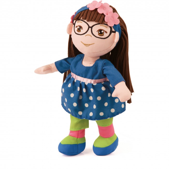 цена Куклы и одежда для кукол Bayer Тряпичная кукла Паулина 30 см