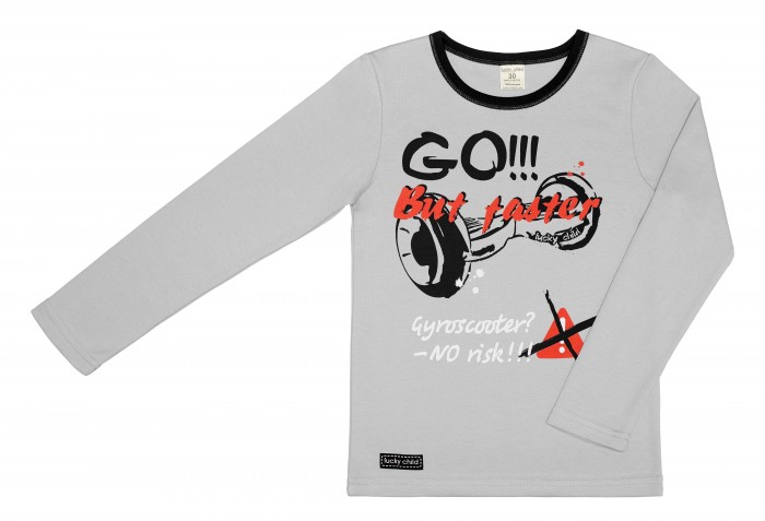 

Lucky Child Лонгслив для мальчика Go!, Лонгслив для мальчика Go!