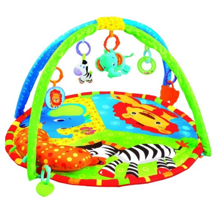 коврик развивающий машенька и медведь с 8 ю игрушками жирафики 939355 Развивающие коврики Panda Baby Zebra (зебра)