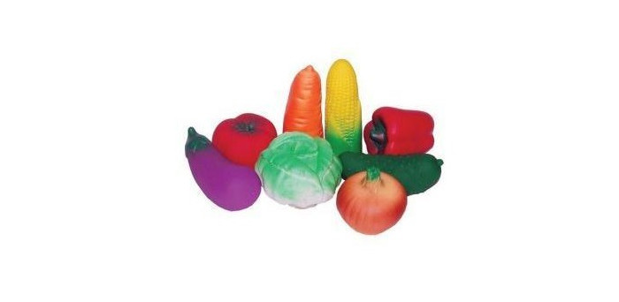 Игрушки для ванны Огонек Набор игрушек для купания Овощи цена и фото