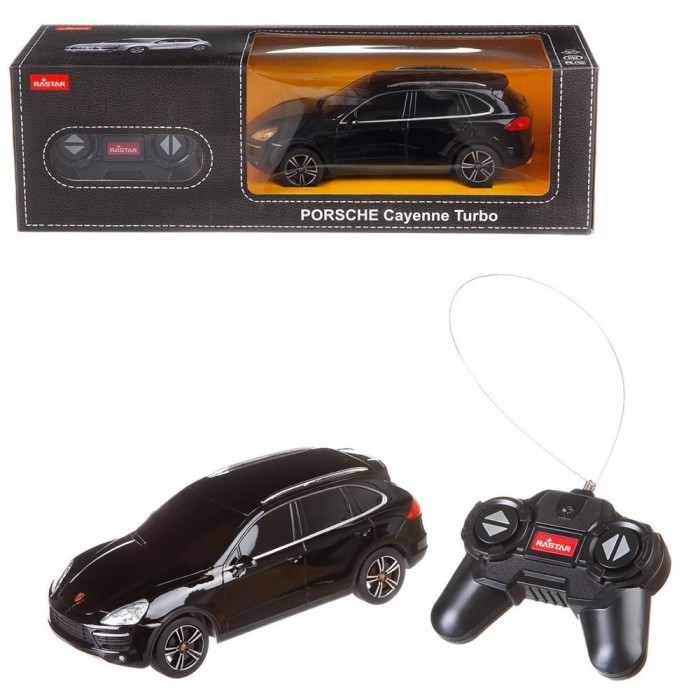 цена Радиоуправляемые игрушки Rastar Машина радиоуправляемая 1:24 Porsche Cayenne Turbo