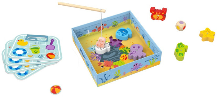 Настольные игры Tooky Toy Развивающая игра Морской мир настольные игры tooky toy магнитная игра танграм tf642