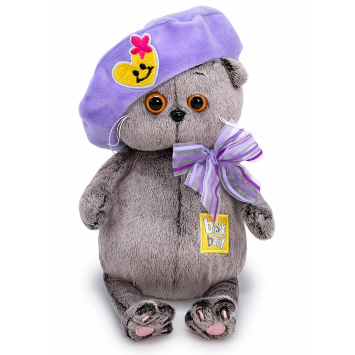 Мягкие игрушки Мягкая игрушка Budi Basa Басик baby в берете 20 см