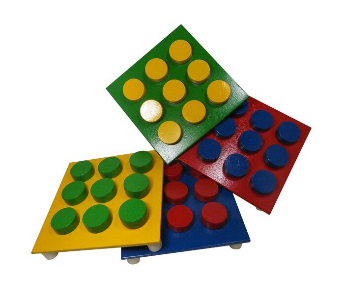 

Деревянная игрушка RNToys Мозаика цветная 4 поля, Мозаика цветная 4 поля
