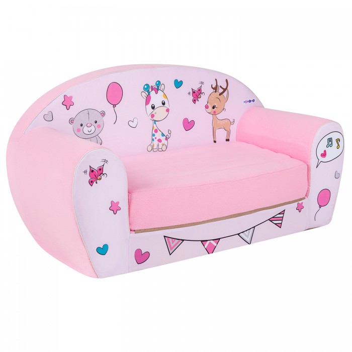 Мягкие кресла Paremo Раскладной диванчик Мимими Крошка Рони День рождения раскладной игровой диванчик серии классик цвет розовый