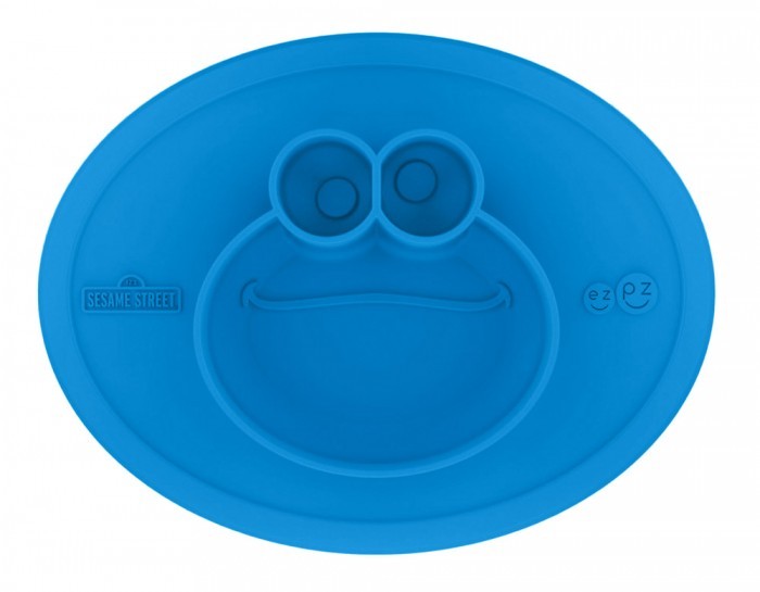 цена Посуда Ezpz Тарелка Cookie Monster Mat Limited Edition