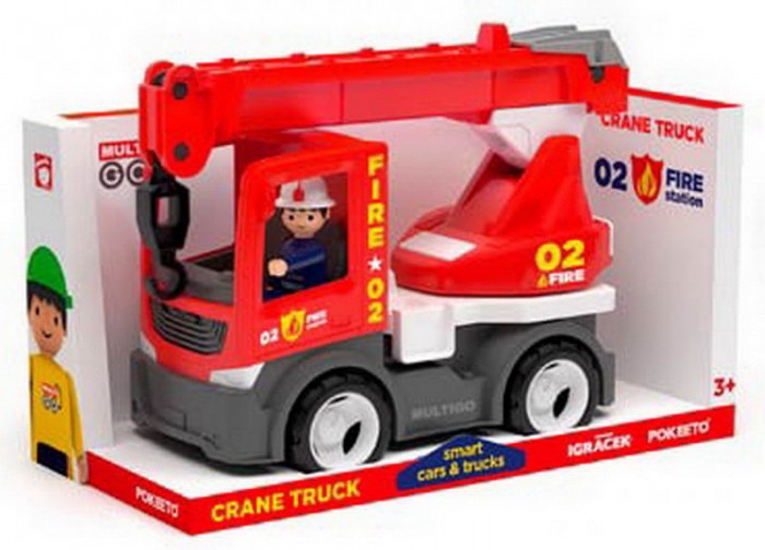 Машины Efko Пожарный кран с фигуркой водителя efko городской грузовик игрушка 22 см 27087ef ch