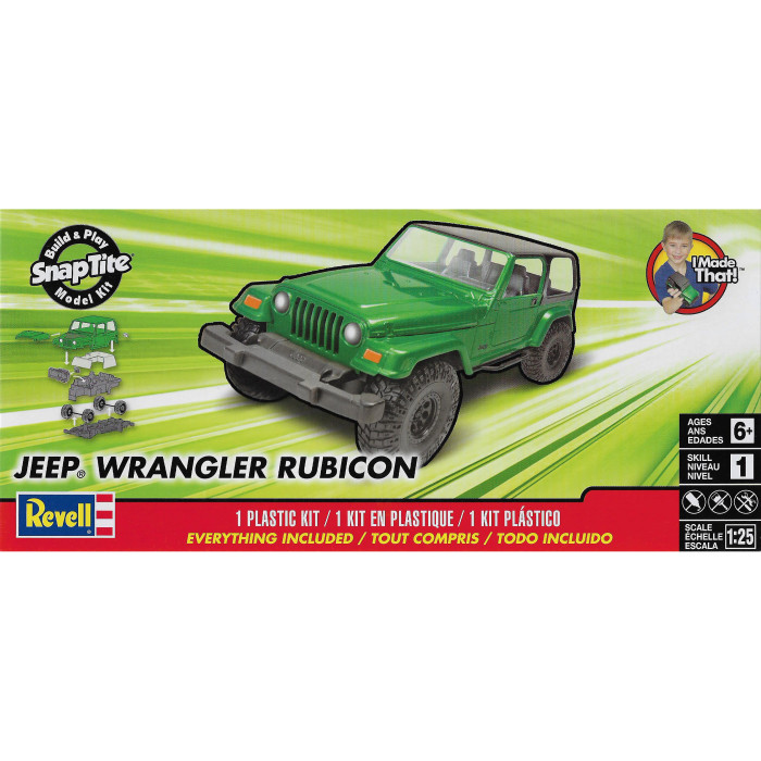 

Revell Автомобиль Jeep Wrangler Rubicon, Автомобиль Jeep Wrangler Rubicon